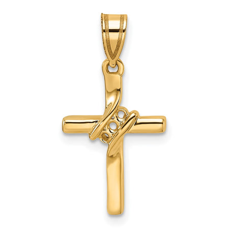 14k Diamond Cross Mounting (PM4990-005-Y)
