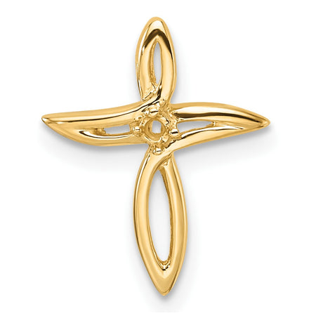 10K Diamond Cross Pendant Mounting (PM5012-002-1Y)