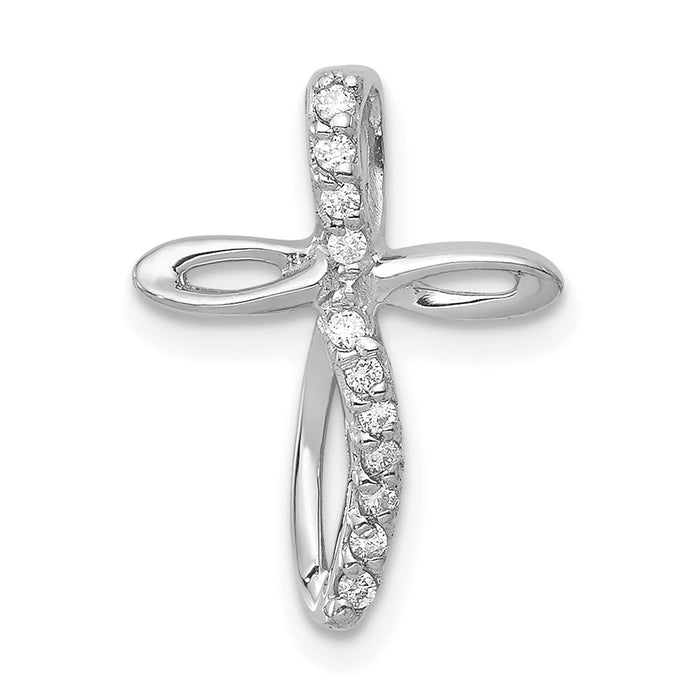 14k White Gold Cross Mounting (PM5016-008-W)
