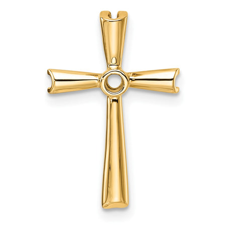 10K Cross Pendant Mounting (PM5017-004-1Y)