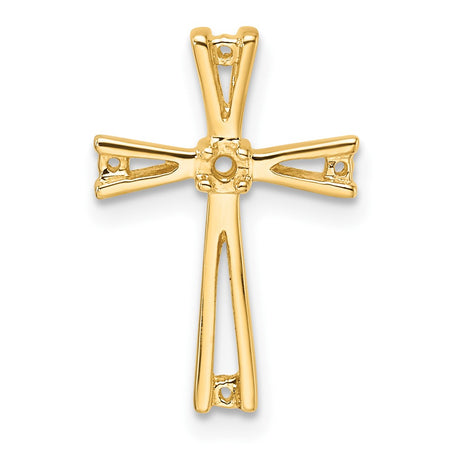 14k Cross Pendant Mounting (PM5018-008-Y)