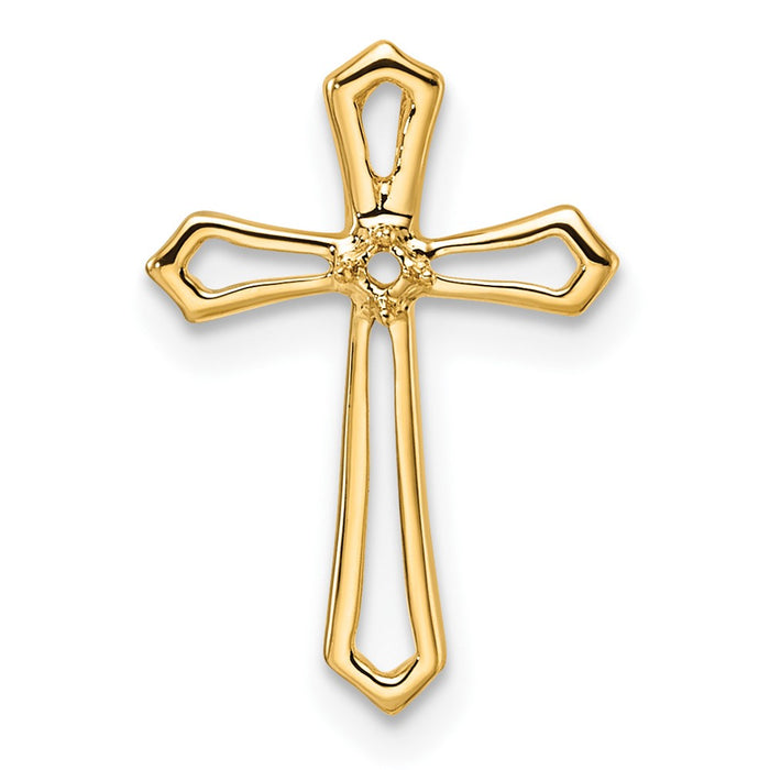 14k Passion Cross Pendant Mounting (PM5019-002-Y)