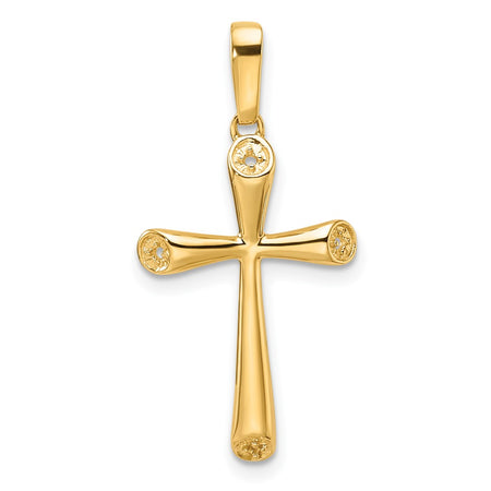 14k Cross Pendant Mounting (PM5020-002-Y)