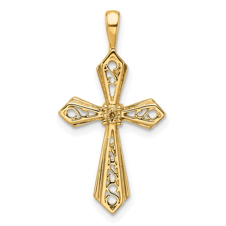 10K Passion Cross Pendant Mounting (PM5021-001-1Y)