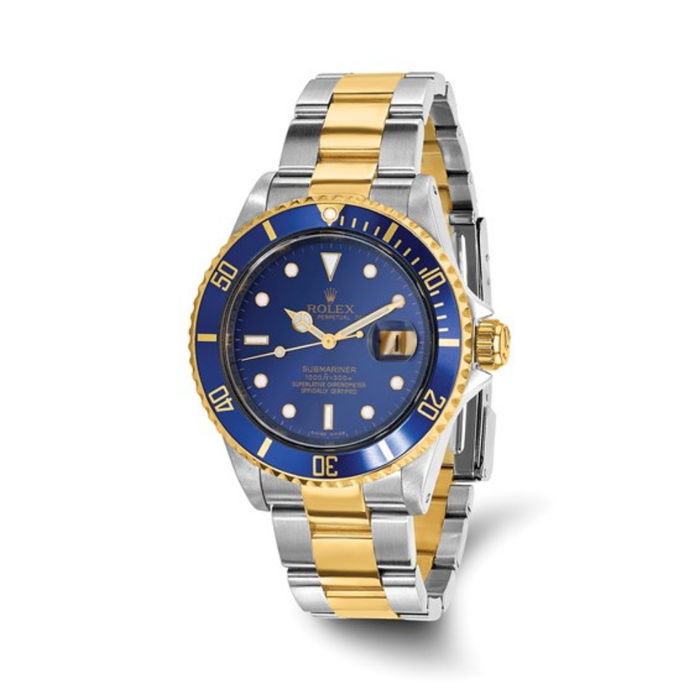 Pre-Ownws Gents Rolex Submariner Independantly Certifie 18K and Stainless 40mm