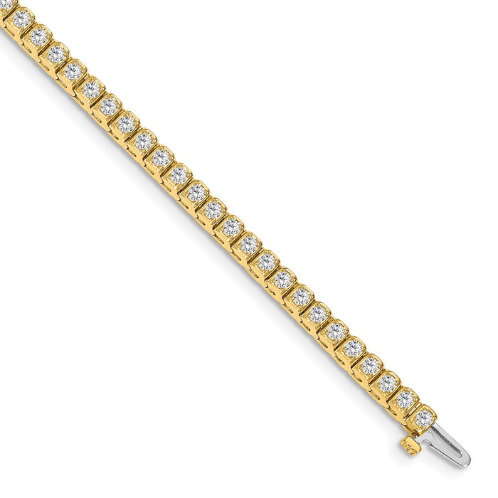 14k 1.9mm Round Diamond Tennis Bracelet Mounting (X2893)