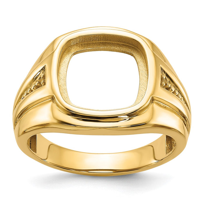 14kw Men's Onyx Ring Mounting (X9477W)