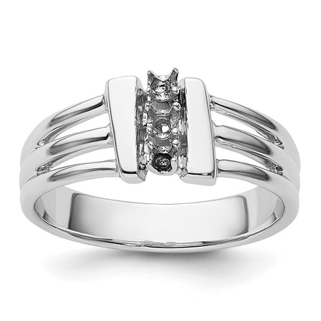 14k White Gold Ring Mounting (X9613)