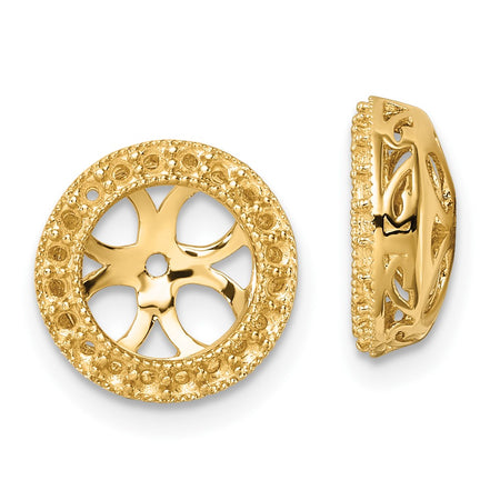 14k Diamond Earring Jacket Mountings (XJ36)
