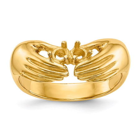 14k 2 Stone Family Ring Mounting (XMR51/2)