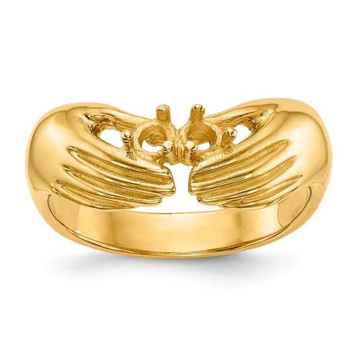 14k 2 Stone Family Ring Mounting (XMR51/2)