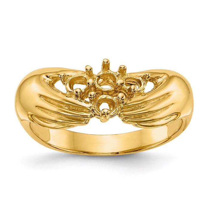 14k 4 Stone Family Ring Mounting (XMR51/4)