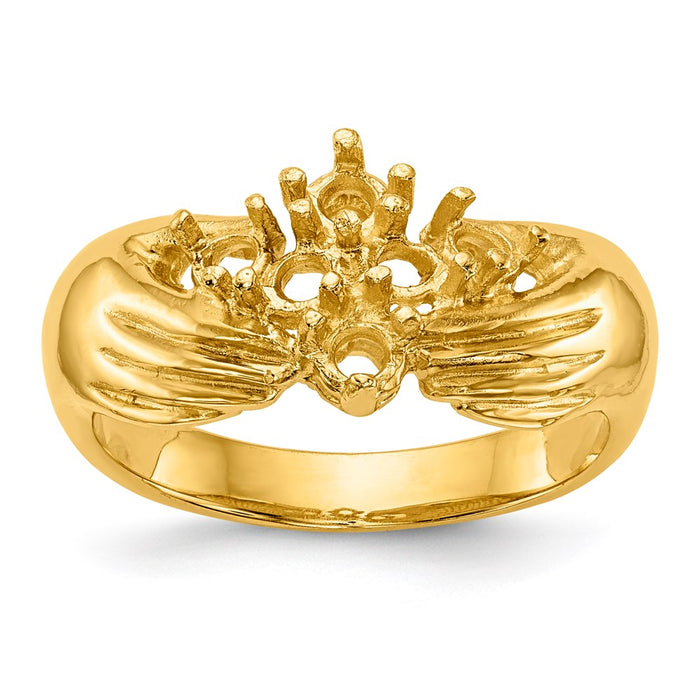 14k 6 Stone Family Ring Mounting (XMR51/6)