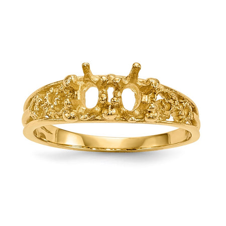 14k 2 Stone Family Ring Mounting (XMR52/2)