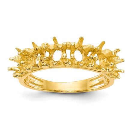 14k 6 Stone Family Ring Mounting (XMR52/6)