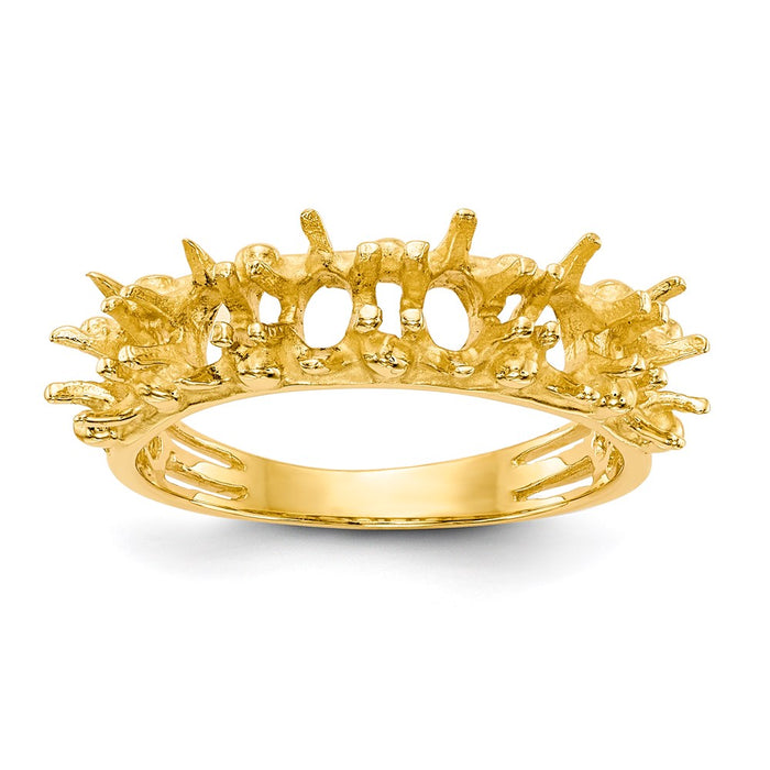 14k 6 Stone Family Ring Mounting (XMR52/6)