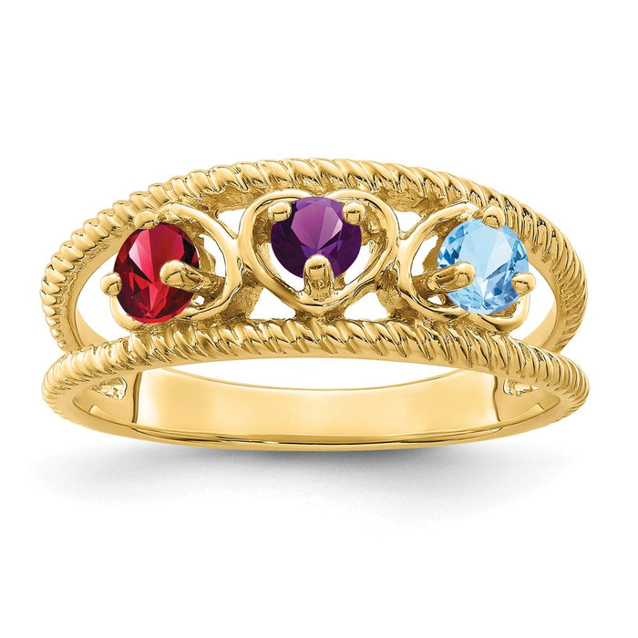14k Family Jewelry Ring Mounting (XMR65/3-7)
