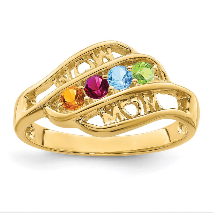 14k Family Jewelry Ring Mounting (XMR66/4-7)