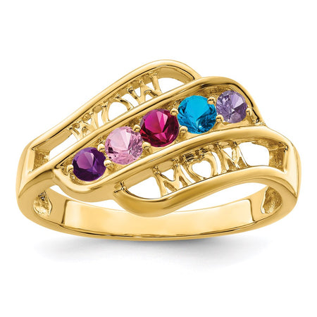 14k Family Jewelry Ring Mounting (XMR66/5-7)