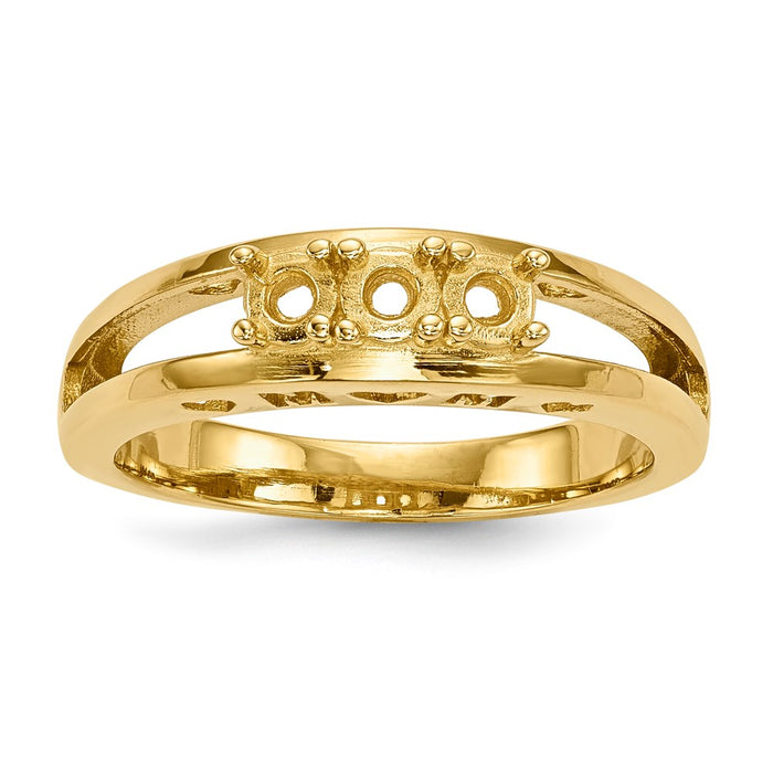 14k Family Jewelry Ring Mounting (XMR71/3-7)