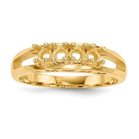 14k Family Jewelry Ring Mounting (XMR71/4-7)