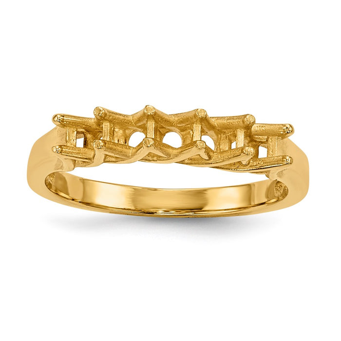 14k Family Jewelry Ring Mounting (XMR83/5-7)