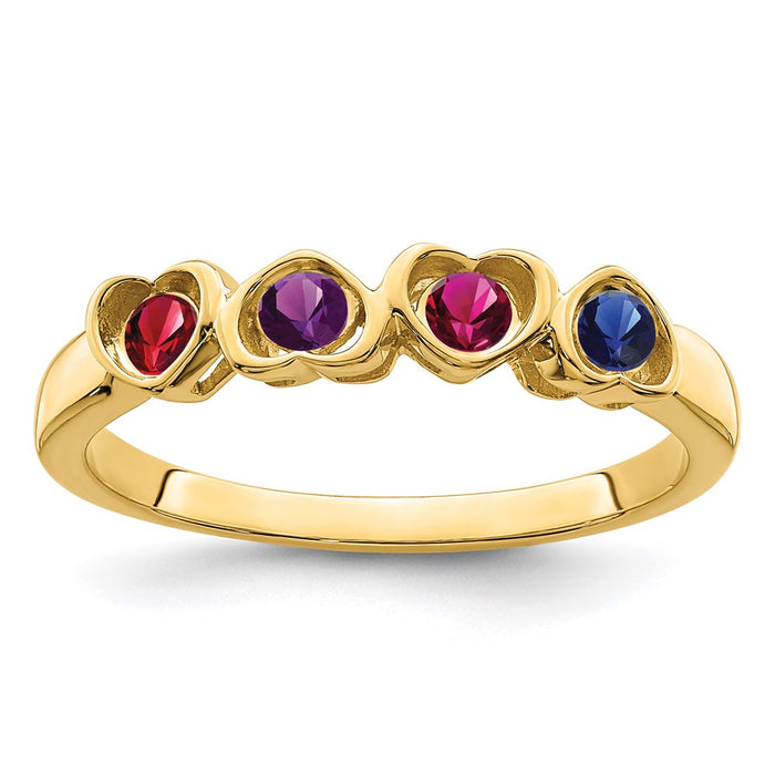 14k Family Jewelry Ring Mounting (XMR85/4-7)