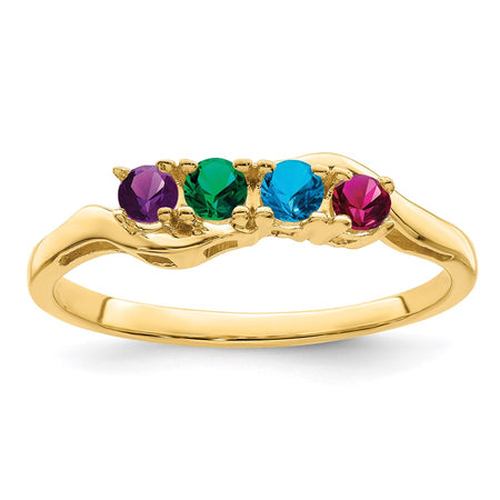 14k Family Jewelry Ring Mounting (XMR86/4-7)