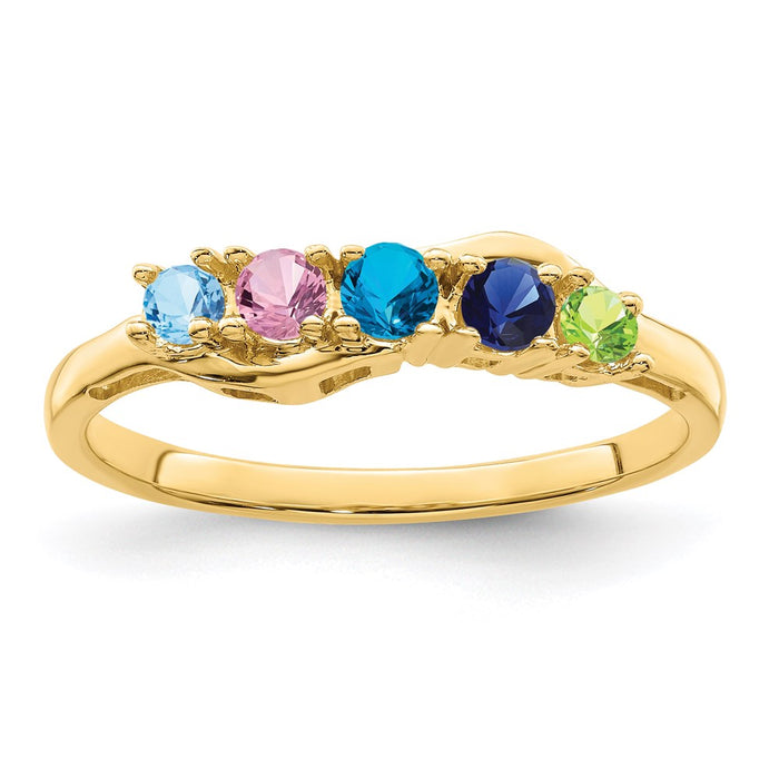 14k Family Jewelry Ring Mounting (XMR86/5-7)