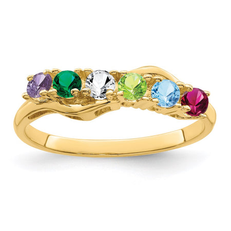 14k Family Jewelry Ring Mounting (XMR86/6-7)