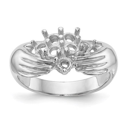 14k White Gold 7 Stone Family Ring Mounting (XMRW51/7)