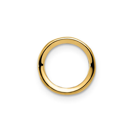 14k 6mm Round Bezel Pendant Mounting (XP321)