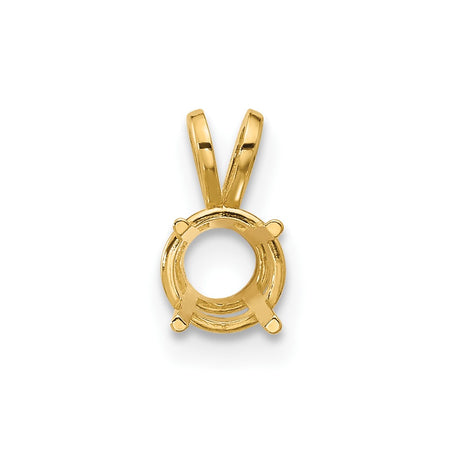 14k Round 6mm Pendant Mounting (XP416)