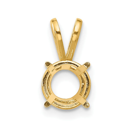 14k Round 7mm Pendant Mounting (XP417)