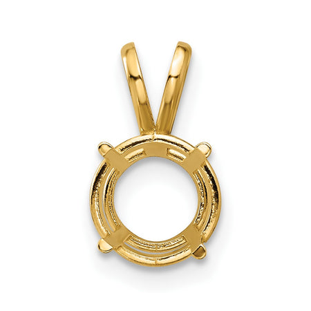 14k Round 8mm Pendant Mounting (XP418)