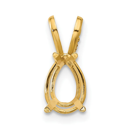 14k 9x6 Pear Pendant Mounting (XP426)