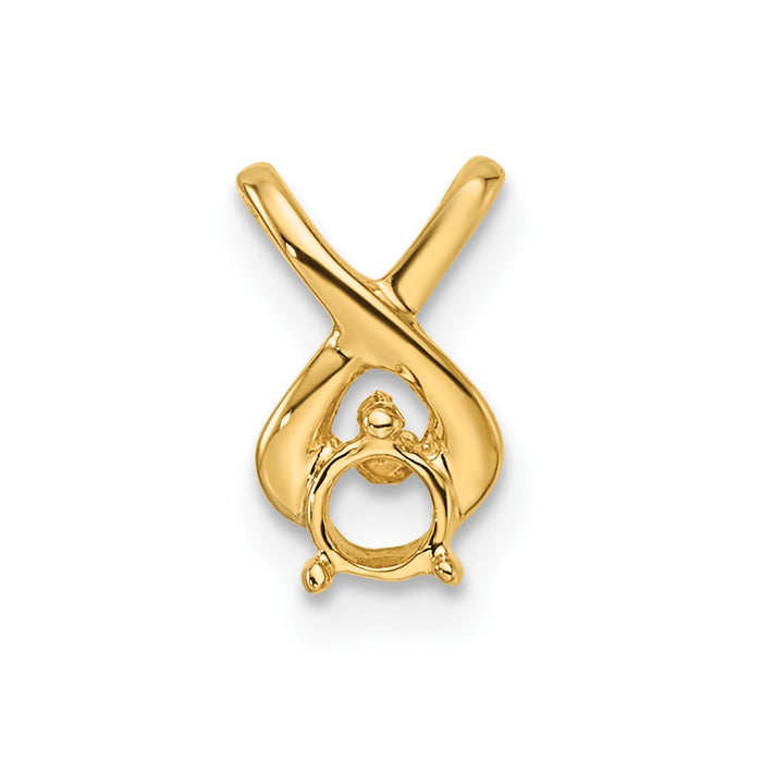 14k Holds 2.9mm Stone Chain Slide Mounting (XP686)