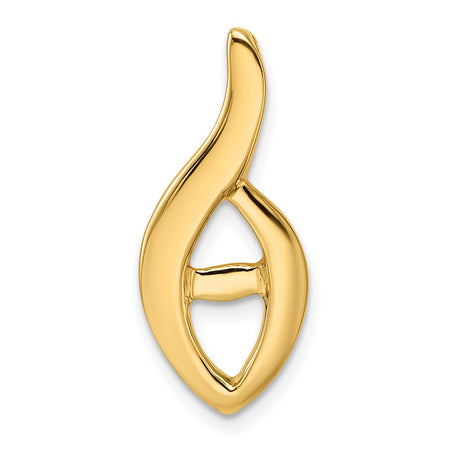 14k Peg-Set Diamond Slide Mounting Fits up to 2mm Regular/3mm Fancy or Reversible Omega (XS1255)