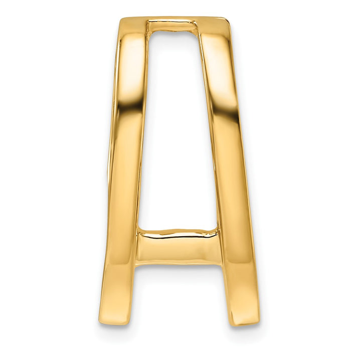 14k Holds 6.8mm Stone Slide Mounting Fits up to 6mm Regular/8mm Fancy or Reversible Omega (XS228)