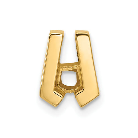 14k Holds 3.75mm Stone Slide Mounting Fits up to 2mm Regular/3mm Fancy or Reversible Omega (XS509)