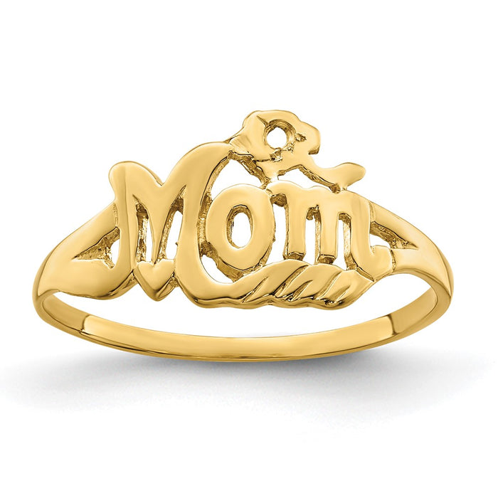 14k Polished Mothers Ring Mounting (Y2331)