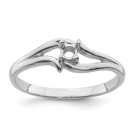 14k White Gold Ring Mounting (Y4260)