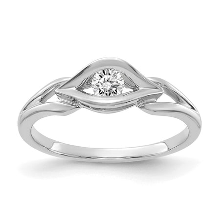 14k White Gold Diamond Ring Mounting (Y4291)