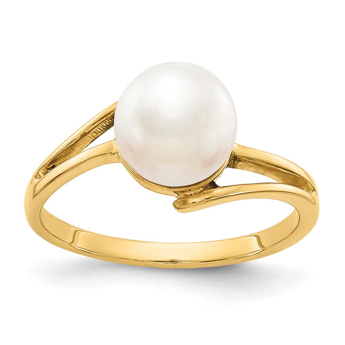 14k 7.5mm Pearl Ring Mounting (Y4313)