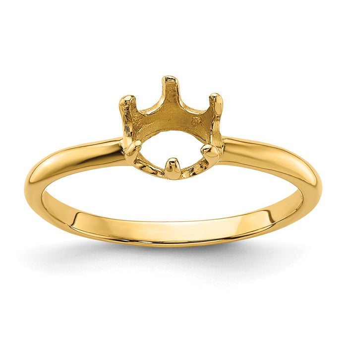 14k 5.5mm Pearl Ring Mounting (Y4352)